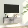 Image de vidaXL Armoire murale TV Sonoma gris 100x30x30 cm Bois d'ingénierie815097