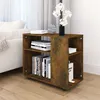 Image de vidaXL Table d'appoint Chêne fumé 70x35x55 cm Bois d'ingénierie815105