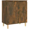 Image de vidaXL Vidaxl Buffet Chêne Fumé 60x35x70 Cm Bois D'ingénierie