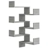 Image de vidaXL ÃtagÃ¨res d'angle murales 2 pcs Sonoma gris 40x40x50 cm Bois