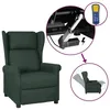 Image de vidaXL Fauteuil inclinable Ã©lectrique Vert foncÃ© Tissu