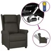 Image de vidaXL Fauteuil inclinable Ã©lectrique Taupe Tissu