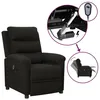 Image de vidaXL Fauteuil inclinable Ã©lectrique Noir Tissu