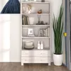 Image de vidaXL Buffet HAMAR Bois massif de pin Blanc3100935