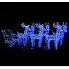 Image de vidaXL Décoration de Noël Rennes et traîneau 320 LED Acrylique