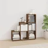 Image de vidaXL Bibliothèque escalier Chêne marron 107 cm Bois d'ingénierie342608