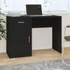 Image de vidaXL Bureau avec tiroir et armoire Noir 100x40x73 cm Bois ingénierie342653