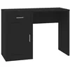 Image de vidaXL Bureau avec tiroir et armoire Noir 100x40x73 cm Bois ingÃ©nierie