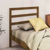 Image de vidaXL Tête de lit Marron miel 106x4x100 cm Bois massif de pin