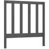 Image de vidaXL Tête de lit Gris 81x4x100 cm Bois massif de pin817667