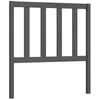 Image de vidaXL TÃªte de lit Gris 96x4x100 cm Bois massif de pin