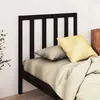 Image de vidaXL Tête de lit Noir 106x4x100 cm Bois massif de pin817729