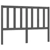 Image de vidaXL TÃªte de lit Gris 166x4x100 cm Bois massif de pin