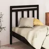 Image de vidaXL Tête de lit Noir 96x4x100 cm Bois massif de pin817774