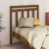 Image de vidaXL Tête de lit Marron miel 106x4x100 cm Bois massif de pin
