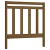 Image de vidaXL TÃªte de lit Marron miel 106x4x100 cm Bois massif de pin