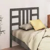 Image de vidaXL Tête de lit Gris 96x4x100 cm Bois massif de pin