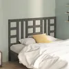 Image de vidaXL Tête de lit Gris 141x4x100 cm Bois massif de pin
