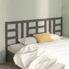 Image de vidaXL Tête de lit Gris 206x4x100 cm Bois massif de pin