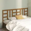 Image de vidaXL Tête de lit Marron miel 206x4x100 cm Bois massif de pin