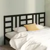 Image de vidaXL Tête de lit Noir 206x4x100 cm Bois massif de pin817864