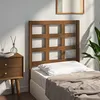 Image de vidaXL Tête de lit Marron miel 80,5x4x100 cm Bois massif de pin