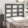 Image de vidaXL Tête de lit Gris 95,5x4x100 cm Bois massif de pin817872