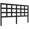 Image de vidaXL TÃªte de lit Noir 165,5x4x100 cm Bois massif de pin