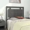 Image de vidaXL Tête de lit Gris 95,5x4x100 cm Bois massif de pin