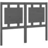Image de vidaXL TÃªte de lit Gris 125,5x4x100 cm Bois massif de pin