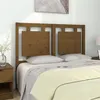 Image de vidaXL Tête de lit Marron miel 125,5x4x100 cm Bois massif de pin