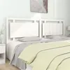 Image de vidaXL Tête de lit Blanc 205,5x4x100 cm Bois massif de pin817961