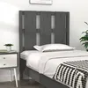 Image de vidaXL Tête de lit Gris 80,5x4x100 cm Bois massif de pin
