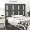 Image de vidaXL Tête de lit Gris 95,5x4x100 cm Bois massif de pin