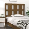 Image de vidaXL Tête de lit Marron miel 105,5x4x100 cm Bois massif de pin