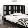 Image de vidaXL Tête de lit Noir 145,5x4x100 cm Bois massif de pin817994