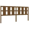 Image de vidaXL TÃªte de lit Marron miel 205,5x4x100 cm Bois massif de pin