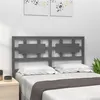 Image de vidaXL Tête de lit Gris 165,5x4x100 cm Bois massif de pin818052