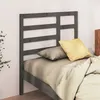 Image de vidaXL Tête de lit Gris 81x4x104 cm Bois massif de pin818117