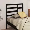 Image de vidaXL Tête de lit Noir 106x4x104 cm Bois massif de pin818129