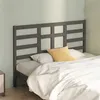 Image de vidaXL Tête de lit Gris 166x4x104 cm Bois massif de pin