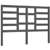 Image de vidaXL TÃªte de lit Gris 166x4x104 cm Bois massif de pin