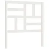 Image de vidaXL TÃªte de lit Blanc 96x4x104 cm Bois massif de pin