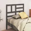 Image de vidaXL Tête de lit Gris 96x4x104 cm Bois massif de pin