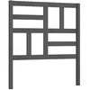 Image de vidaXL TÃªte de lit Gris 96x4x104 cm Bois massif de pin