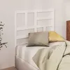 Image de vidaXL Tête de lit Blanc 106x4x104 cm Bois massif de pin
