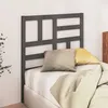 Image de vidaXL Tête de lit Gris 106x4x104 cm Bois massif de pin