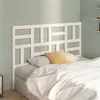 Image de vidaXL Tête de lit Blanc 126x4x104 cm Bois massif de pin818181