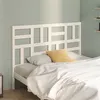 Image de vidaXL Tête de lit Blanc 166x4x104 cm Bois massif de pin