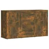 Image de vidaXL Buffet ChÃªne fumÃ© 120x36x69 cm Bois d'ingÃ©nierie
